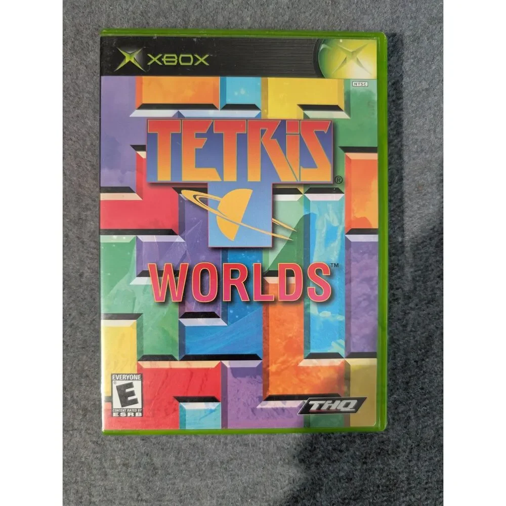 Tetris Worlds Xbox Original 2002 - Complete CIB - Classic Puzzle Game THQ